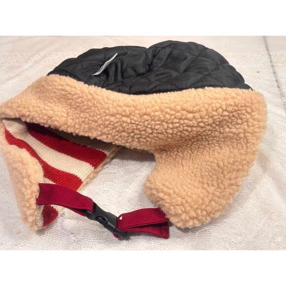 Americana Aviation Stars Stripes Trapper Hat Cap Skiing Snowboard Unisex - Picture 10 of 11